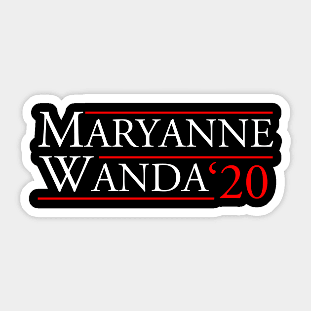 Maryanne and Wanda 2020 Sticker by evermedia